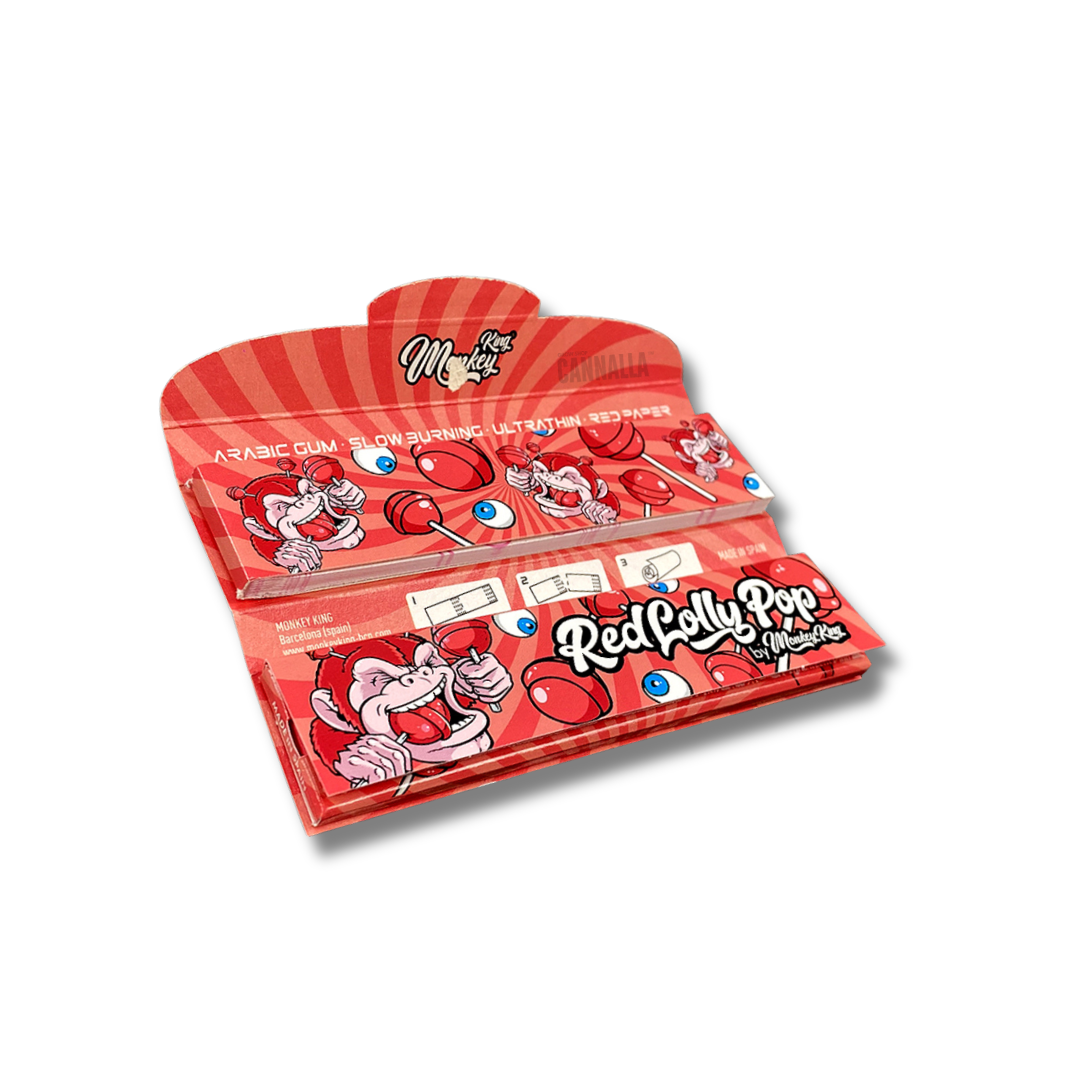 MONKEY KING PAPEL KING SIZE SMELL "RED LOLLYPOP"
