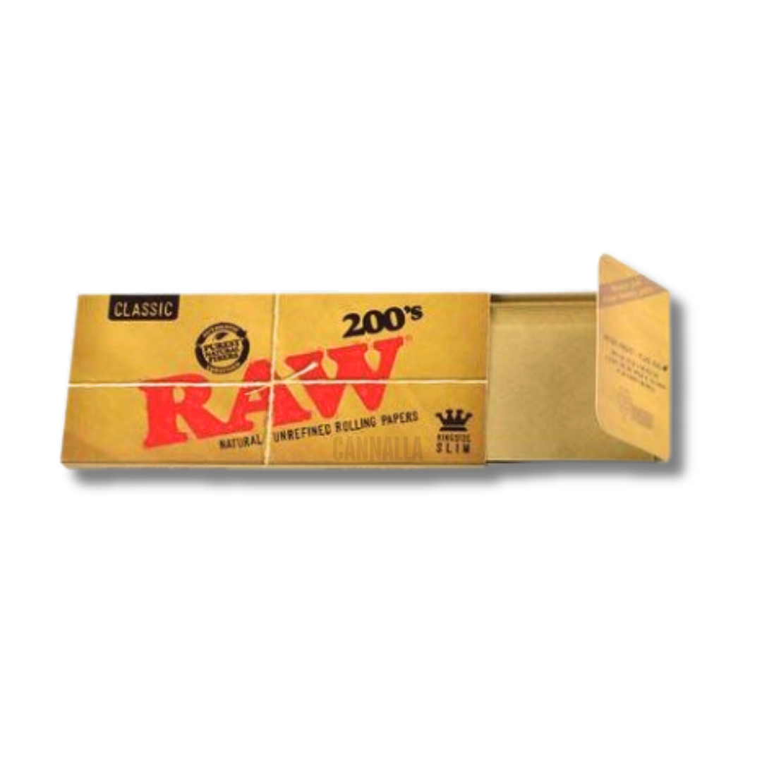 RAW PAPEL KING SIZE SLIM CLASSIC 200'S