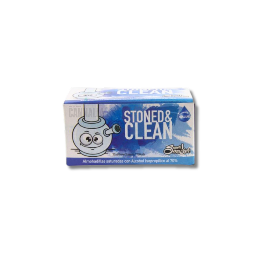 SUPER SMOKER TOALLITAS "STONED & CLEAN"