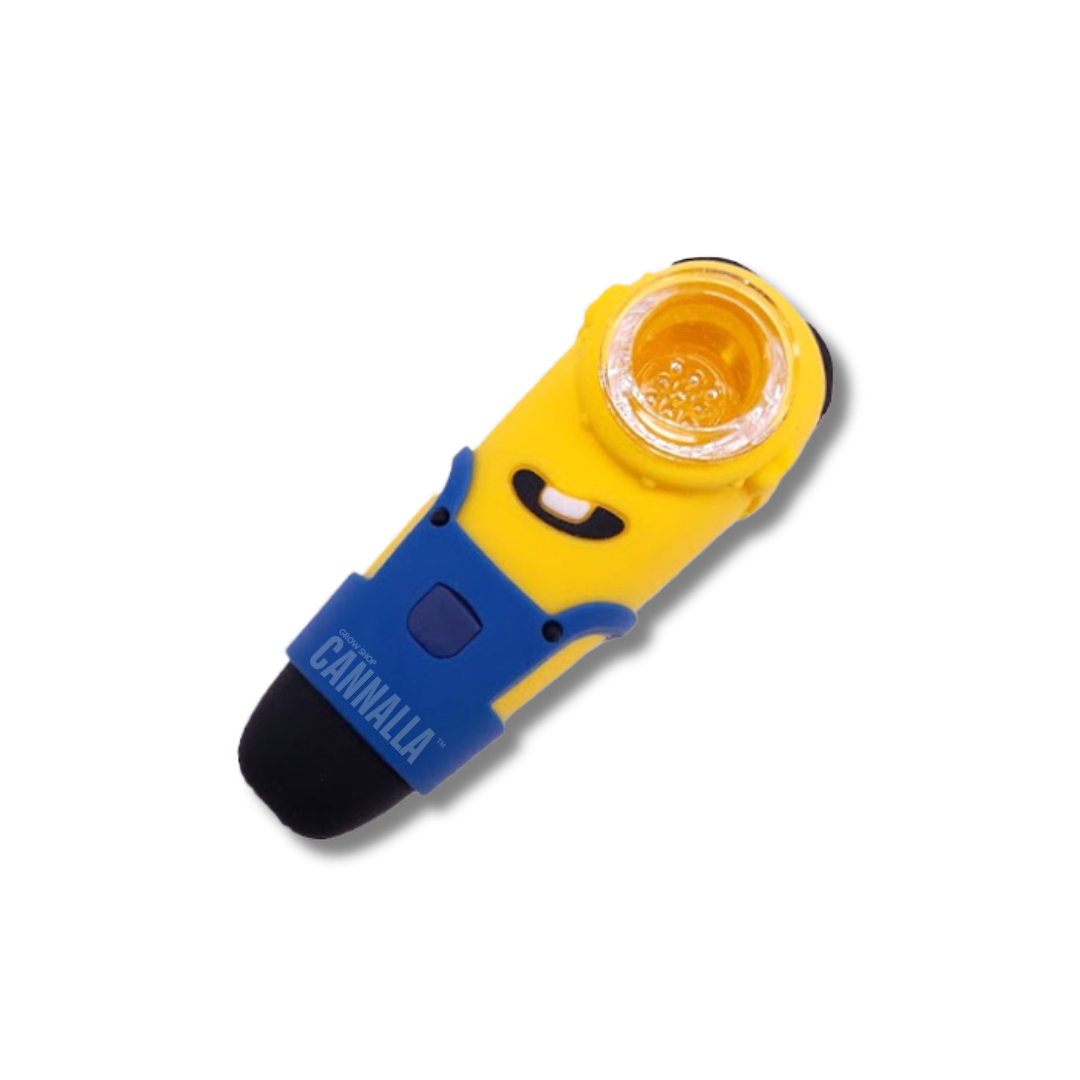 PIPA CRISTAL SILICONA "MINIONS"