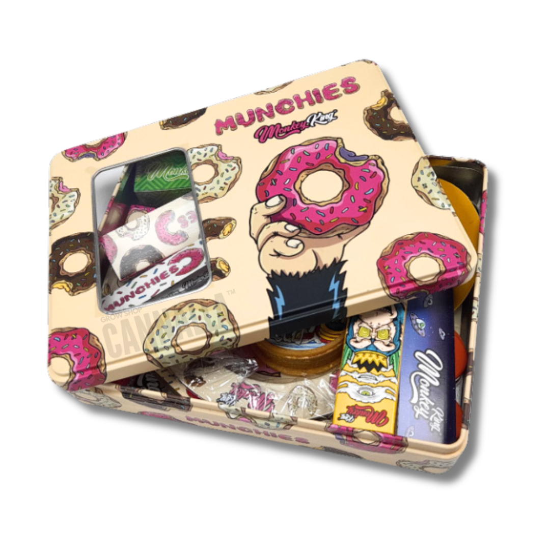 MONKEY KING TRY KIT CAJA METAL "MUNCHIES"