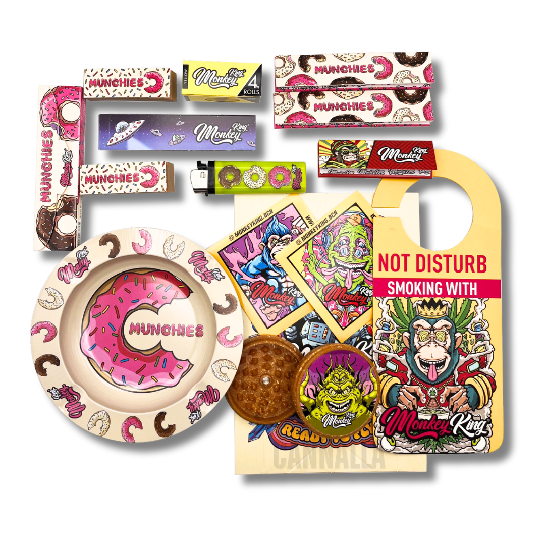 MONKEY KING TRY KIT CAJA METAL "MUNCHIES"