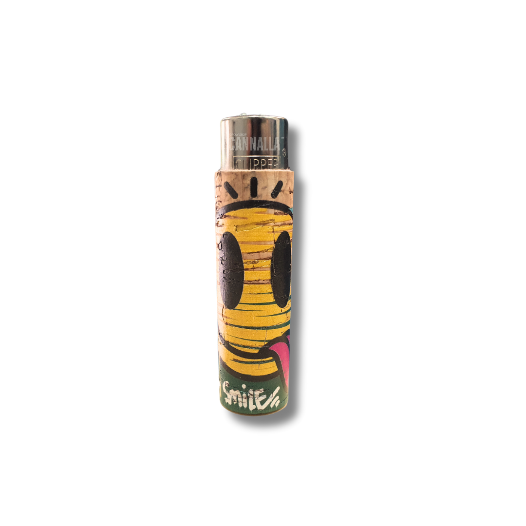 CLIPPER MECHERO FUNDA CORCHO "STREET ART"