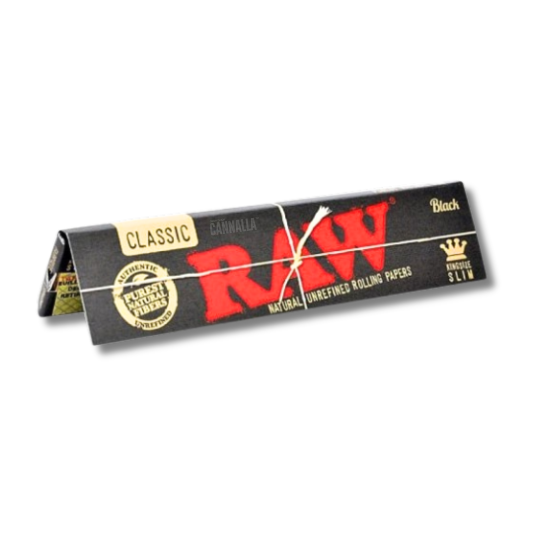 RAW PAPEL KING SIZE SLIM BLACK CLASSIC
