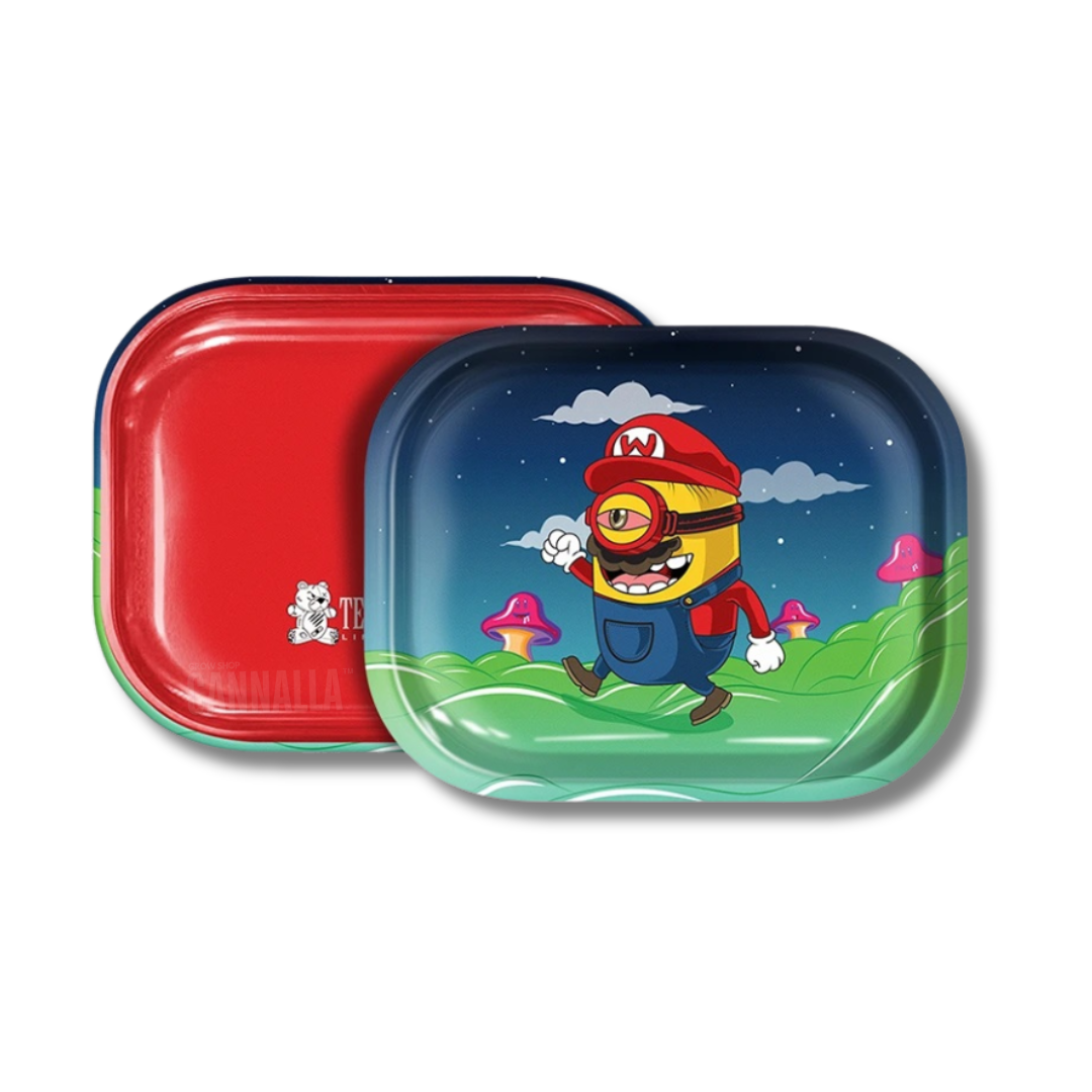 CAJA METAL + BANDEJA "MINION BROS"