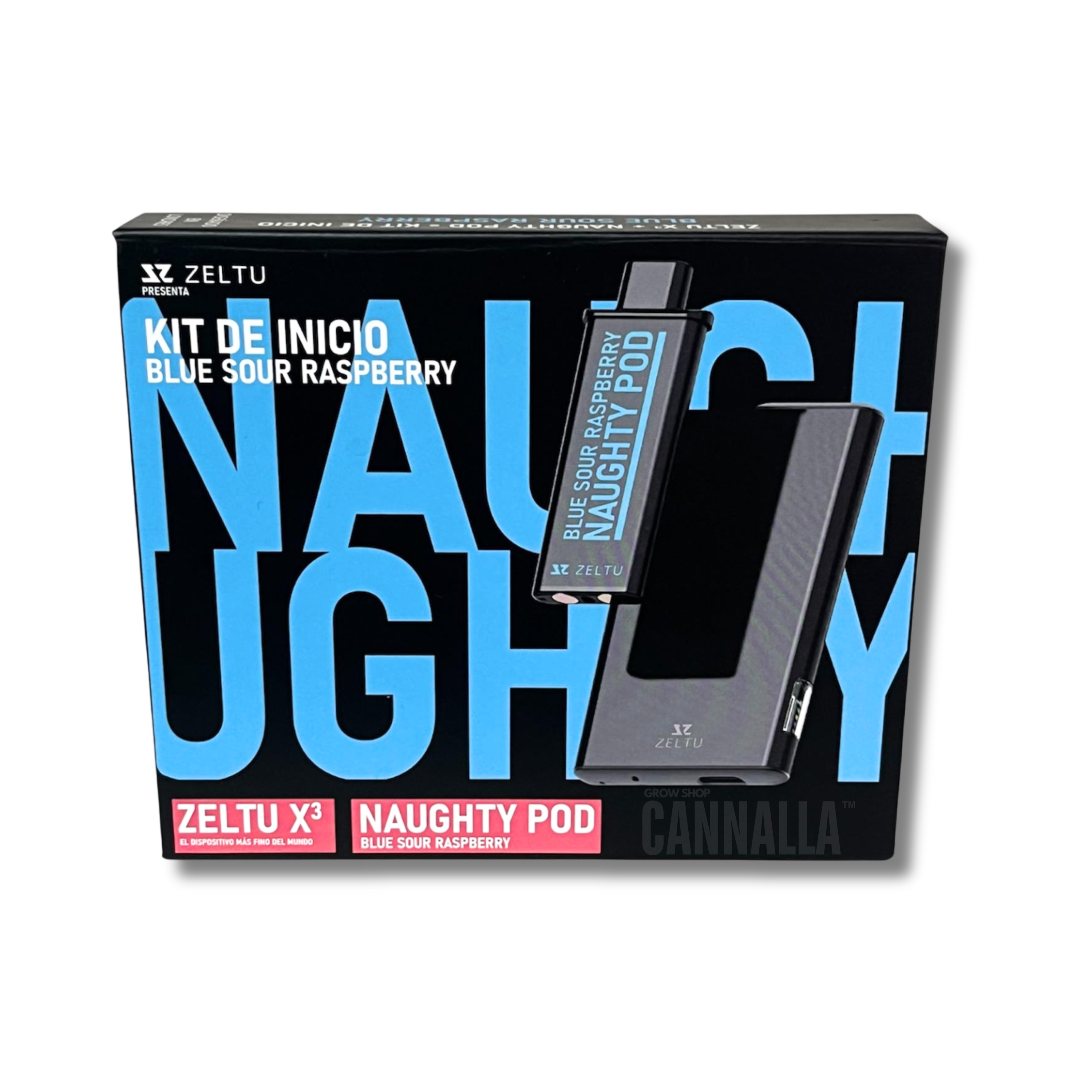 KIT INICIO VAPE ZELTU X³ + NAUGHTY POD