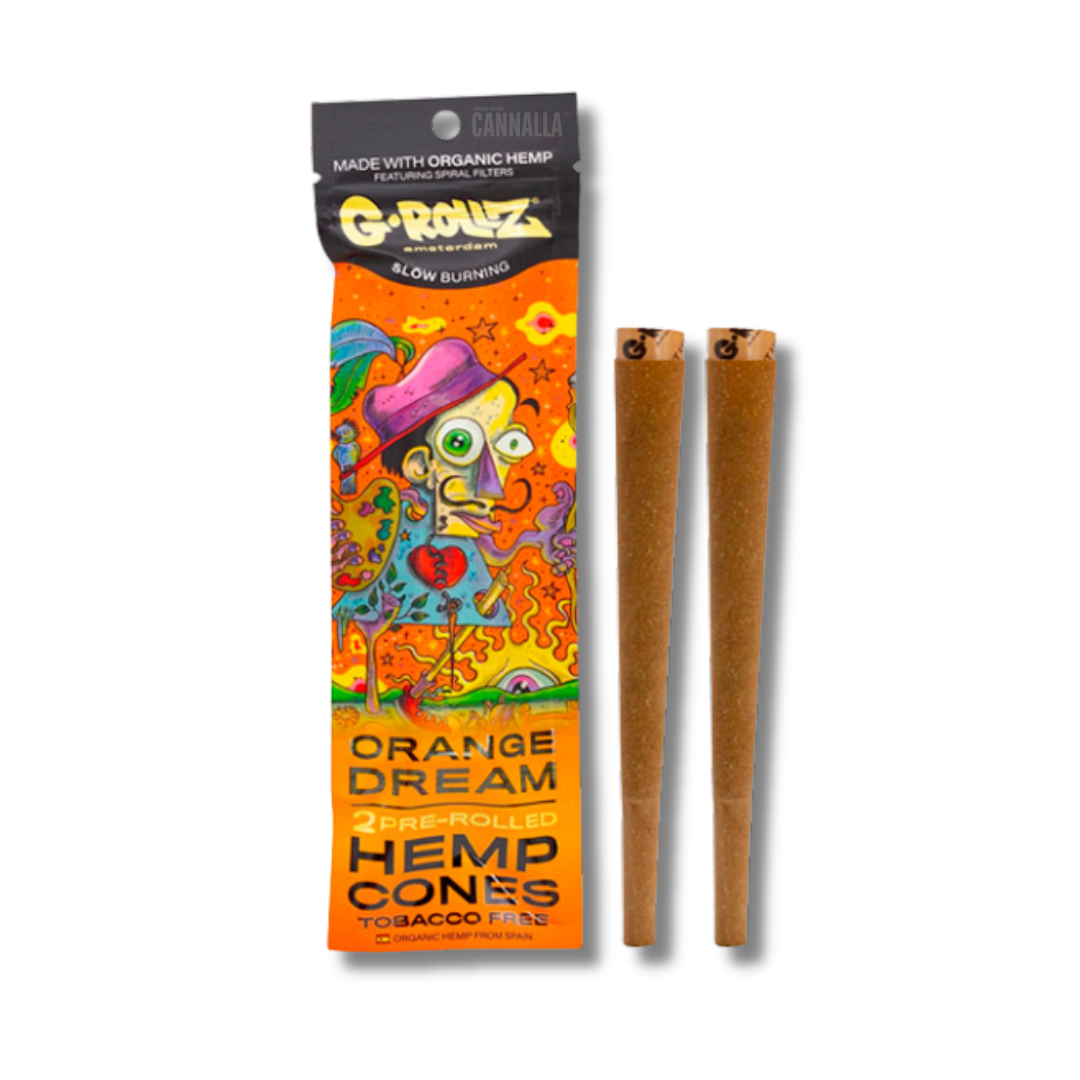 G·ROLLZ HEMP CONES "ORANGE DREAM"