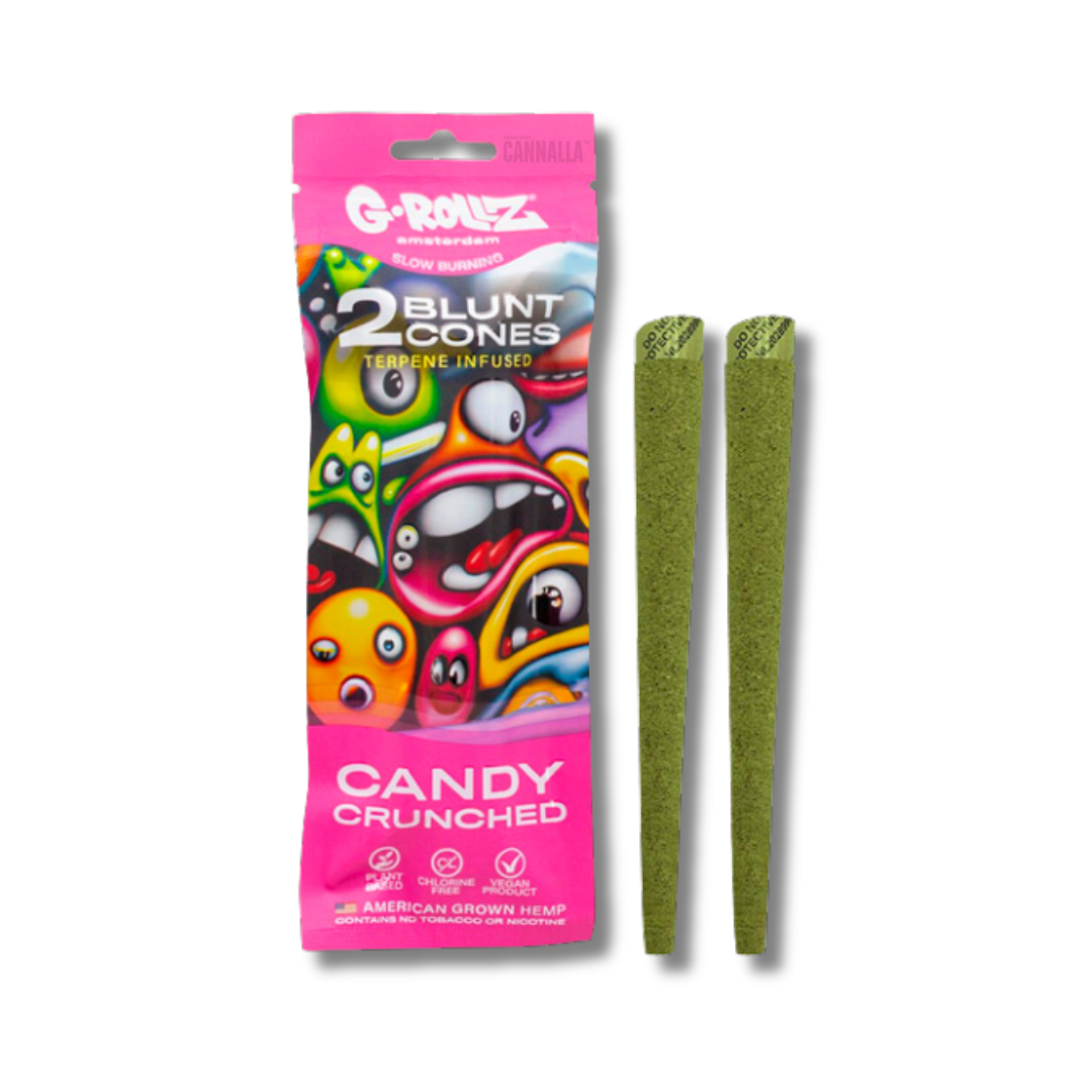 G·ROLLZ HEMP CONES TERPENOS "CANDY CRUNCHED"
