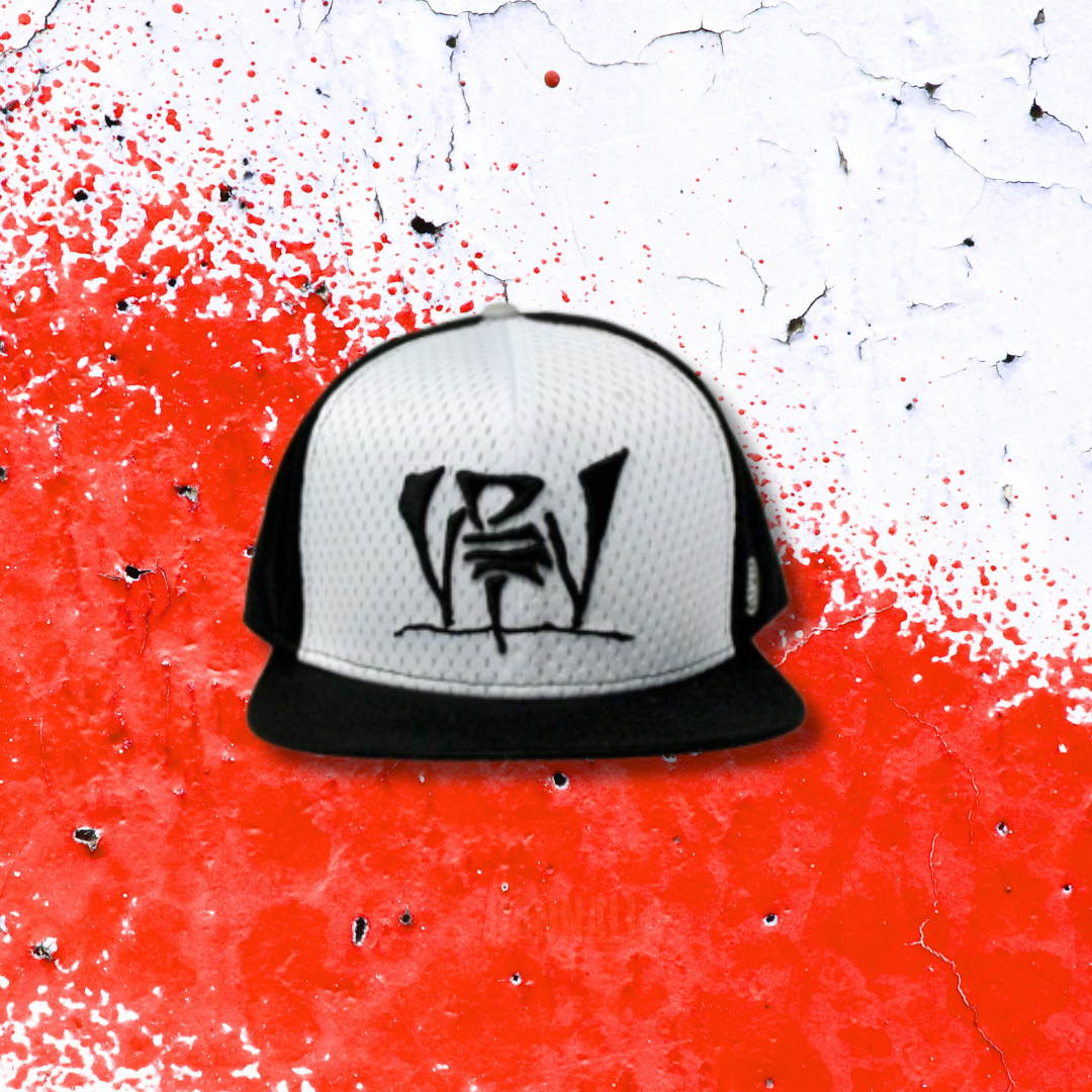 GORRA RAP SOLO VDV "MESH BLACK-WHITE"