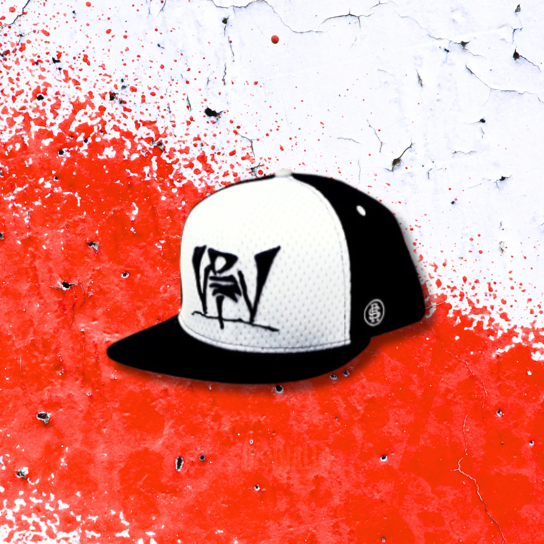 GORRA RAP SOLO VDV "MESH BLACK-WHITE"