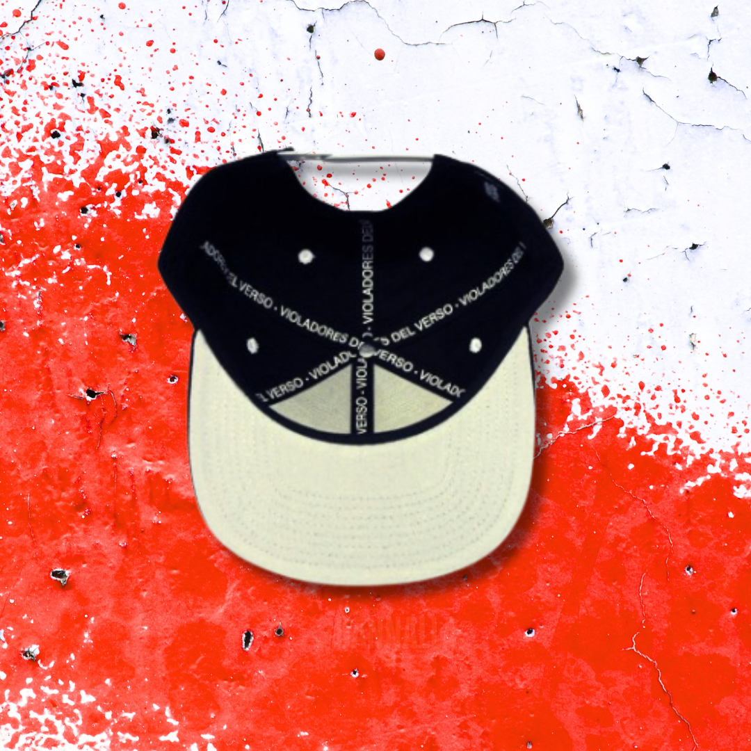 GORRA RAP SOLO VDV "MESH BLACK-WHITE"