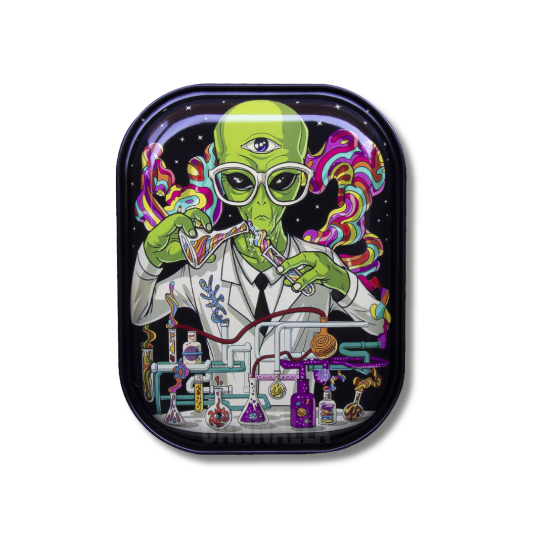 BANDEJA METAL + TAPA "DOCTOR ALIEN"