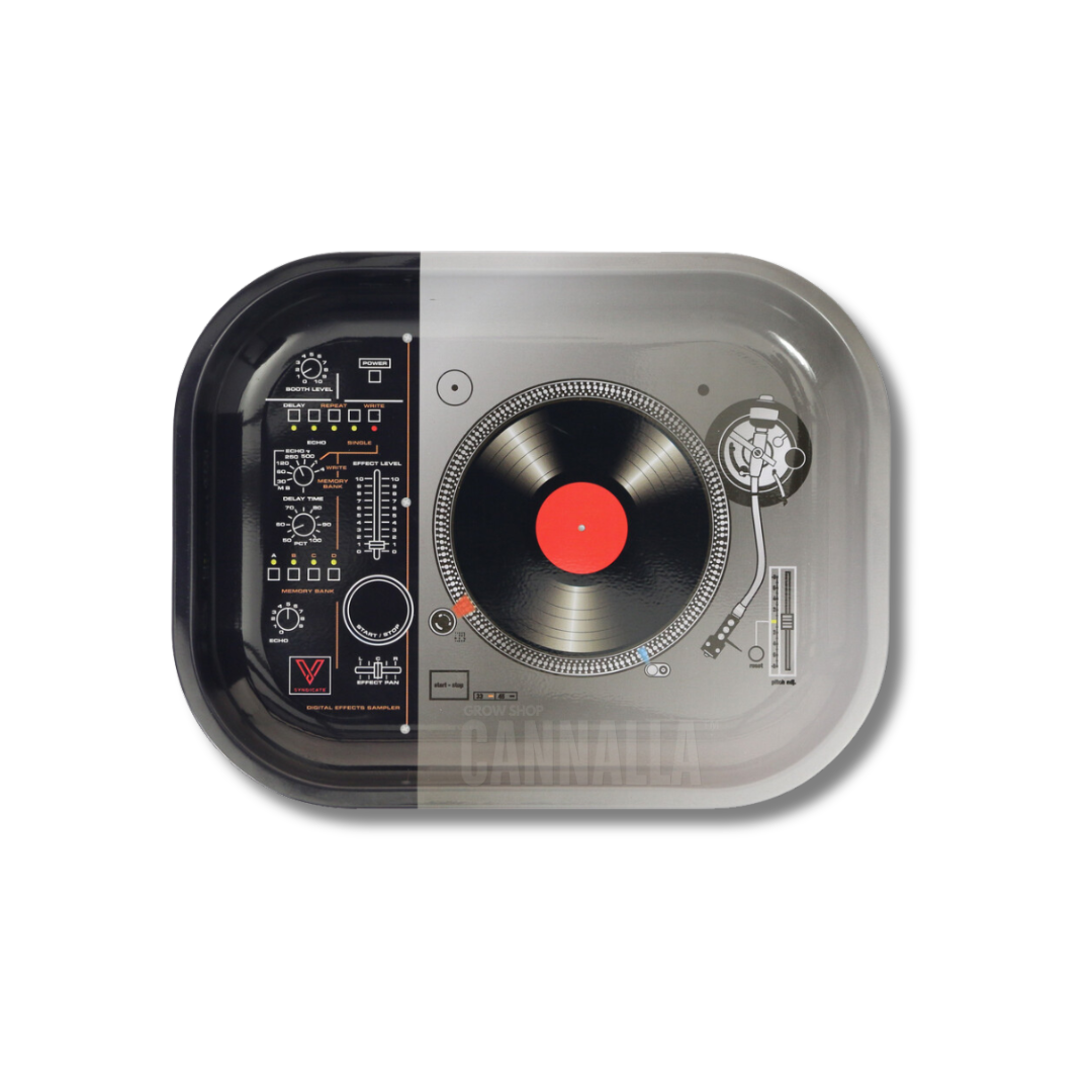 BANDEJA METAL "DJ TURNTABLE"