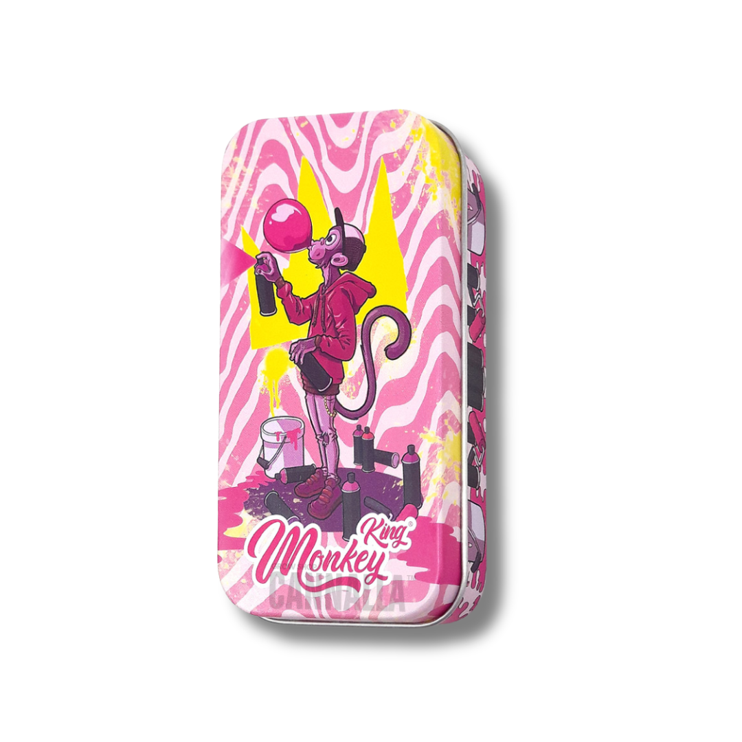 MONKEY KING CAJA METAL "ANIMALS ROSA"