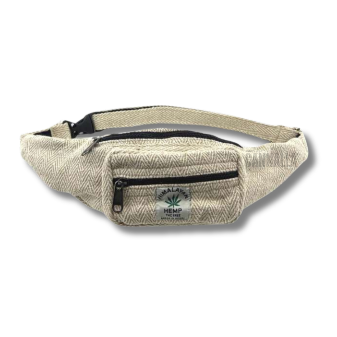 RIÑONERA ARTESANAL CÁÑAMO HIMALAYAN HEMP "NATURAL"