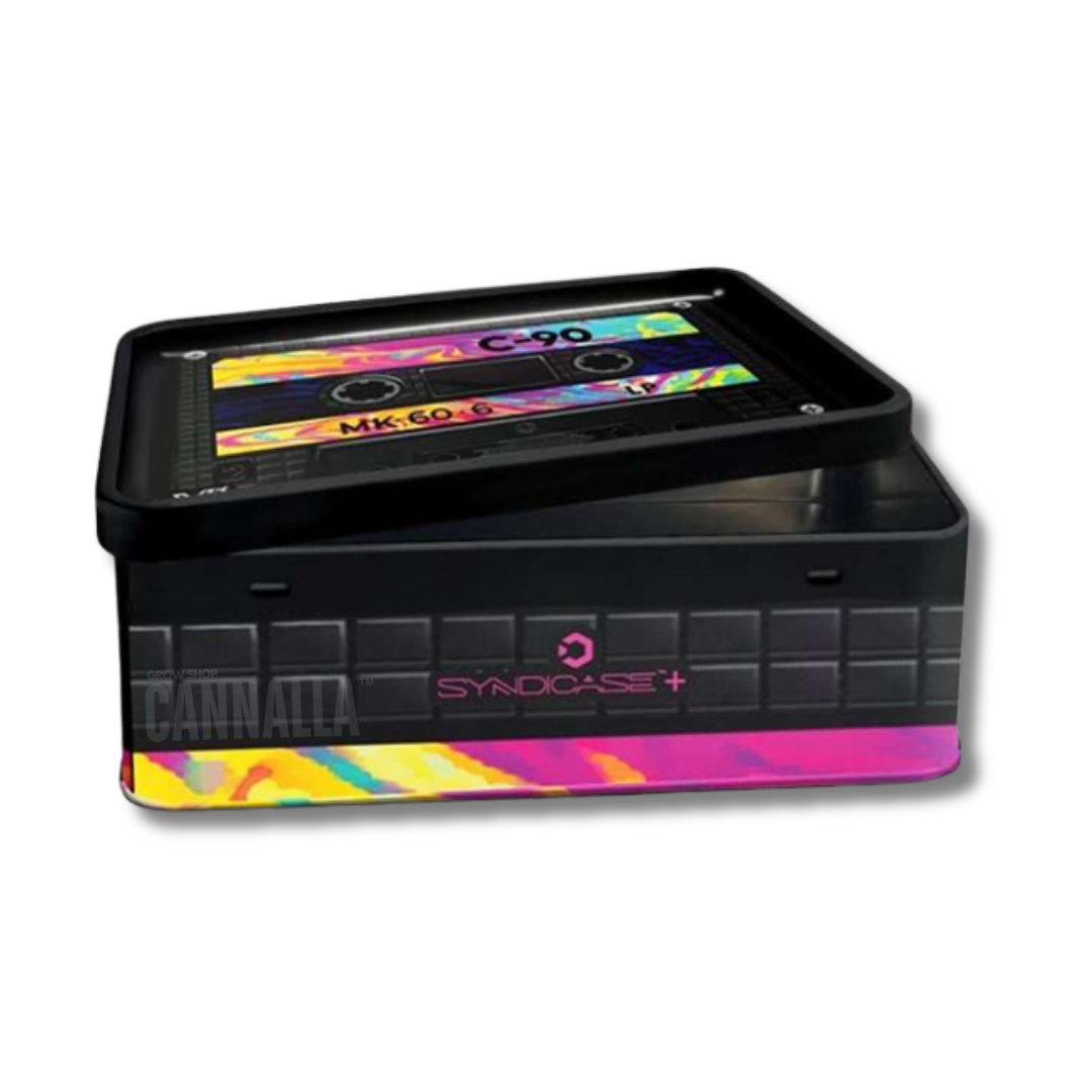 CAJA METAL + BANDEJA "CASSETTE"
