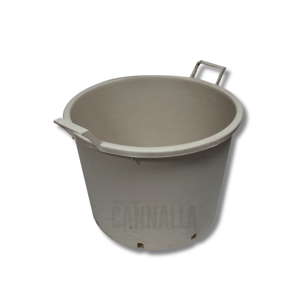 MACETA REDONDA ASAS BEIGE 40 L