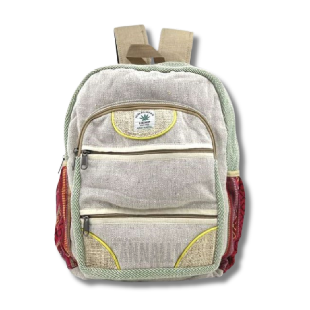 MOCHILA ARTESANAL CÁÑAMO HIMALAYAN HEMP