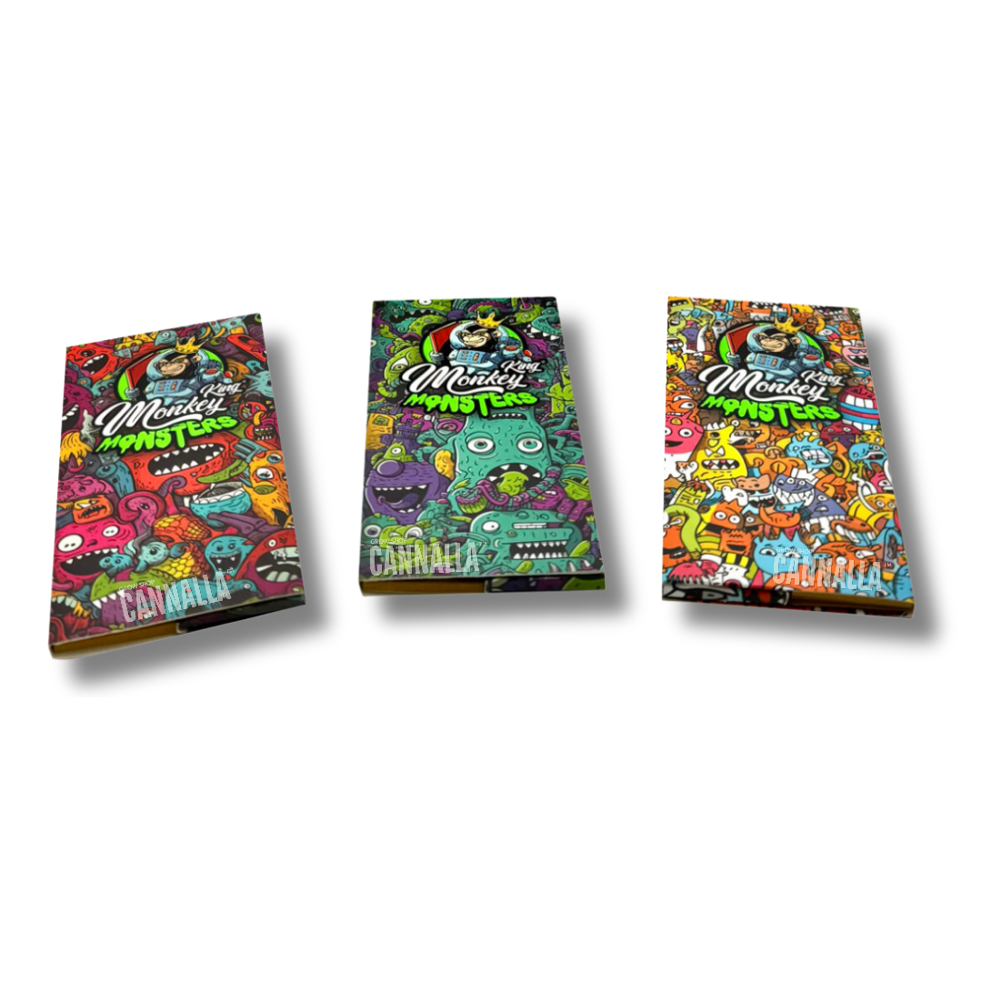 MONKEY KING PAPEL KING SIZE PACK MAGNETIC "MONSTERS"