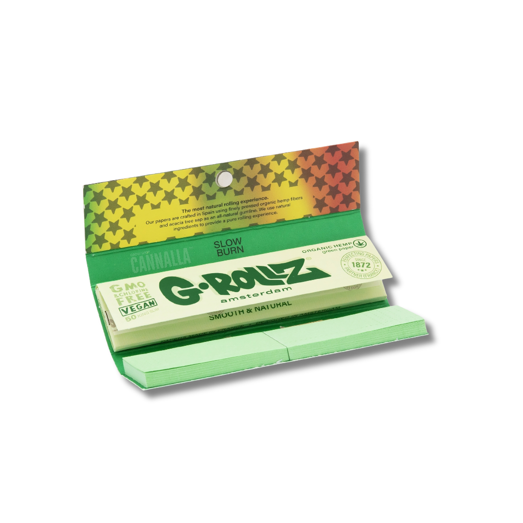 G·ROLLZ PAPEL KING SIZE + TIPS + POKER PETS ROCK "REGGAE"