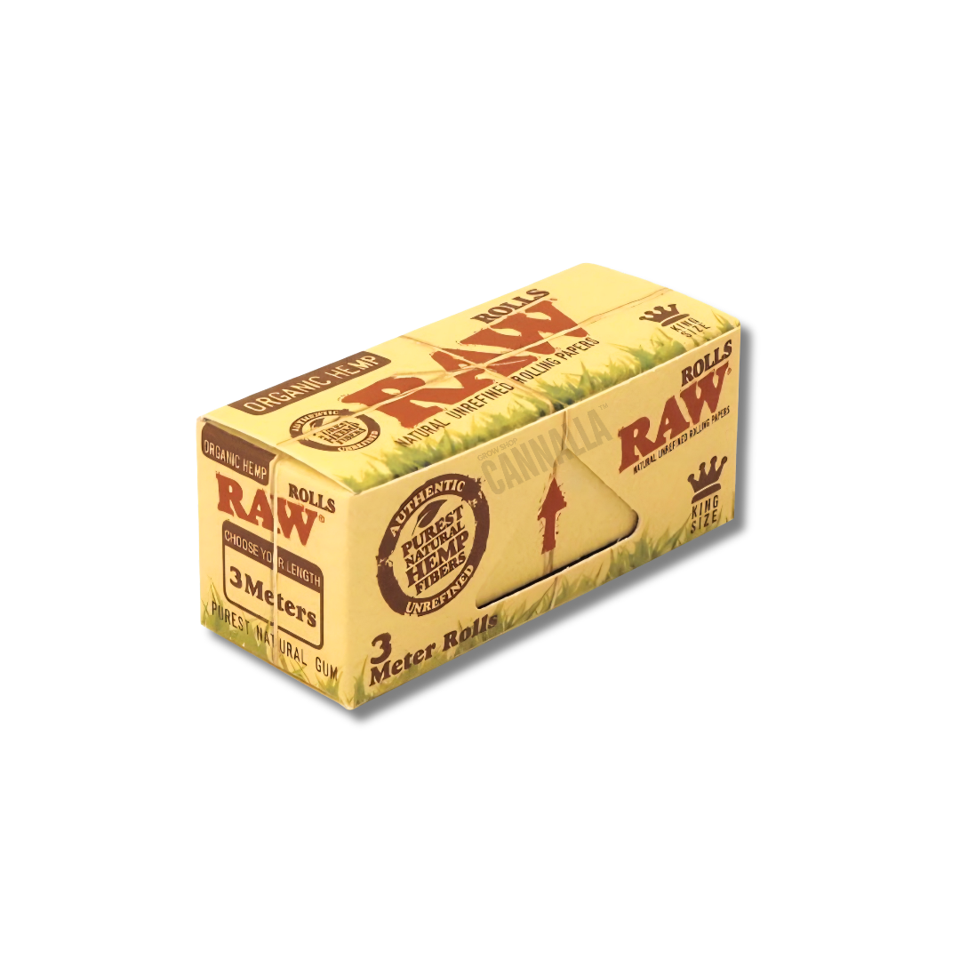 RAW PAPEL KING SIZE ORGANIC ROLLO 3M