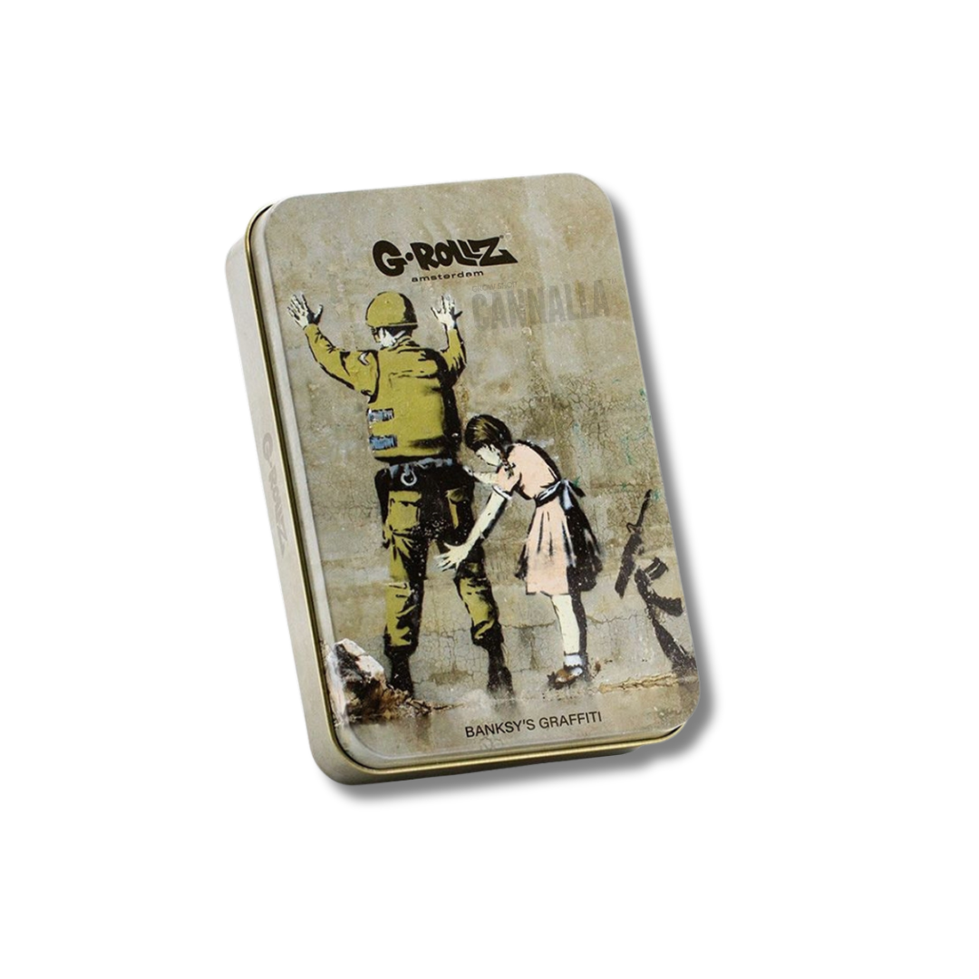 G·ROLLZ CAJA METAL "BANKSY'S GRAFFITI"