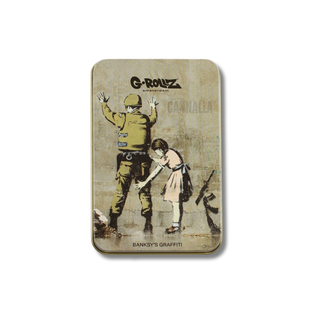G·ROLLZ CAJA METAL "BANKSY'S GRAFFITI"