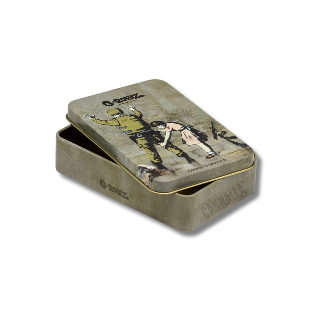 G·ROLLZ CAJA METAL "BANKSY'S GRAFFITI"