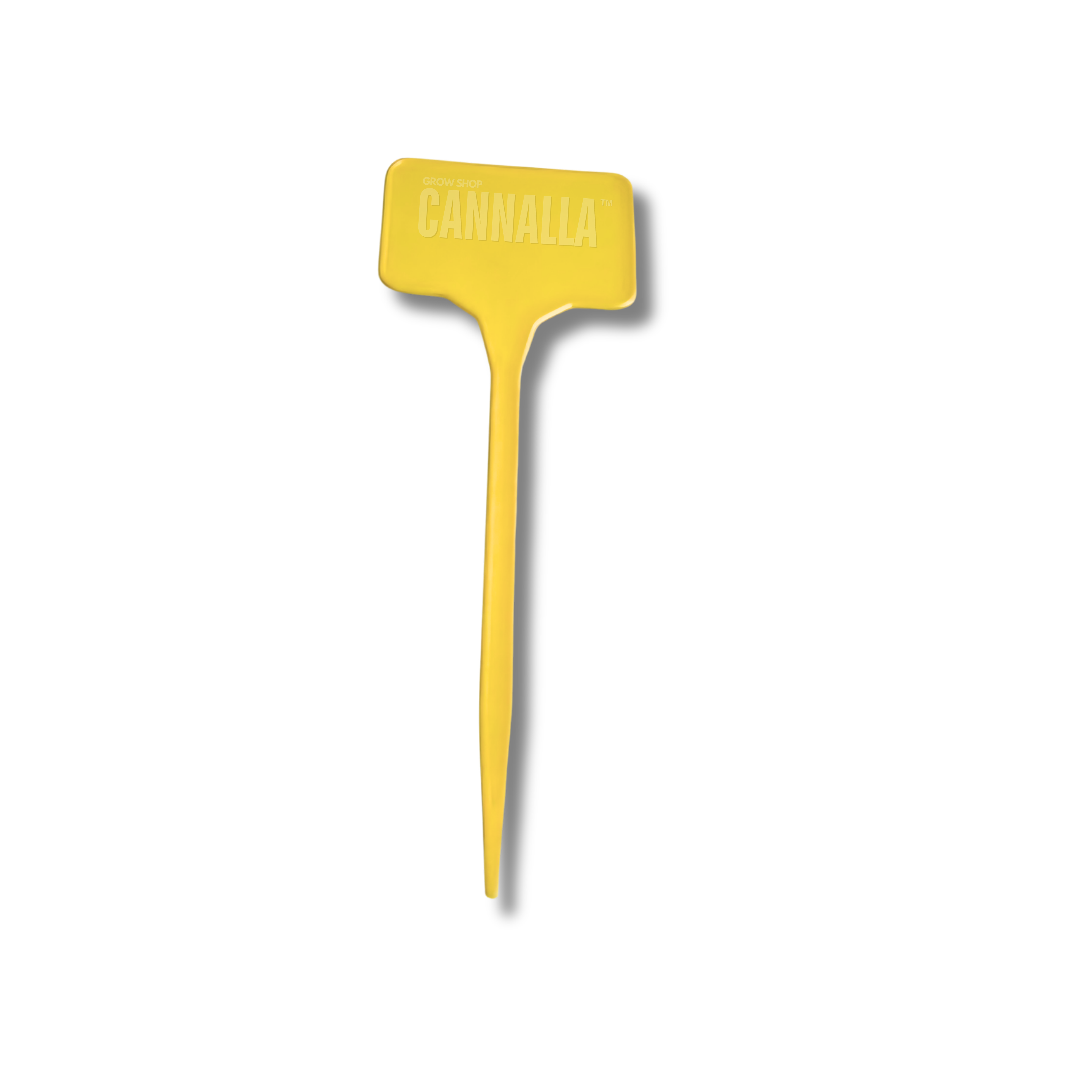 ETIQUETA PINCHO AMARILLA 30 CM